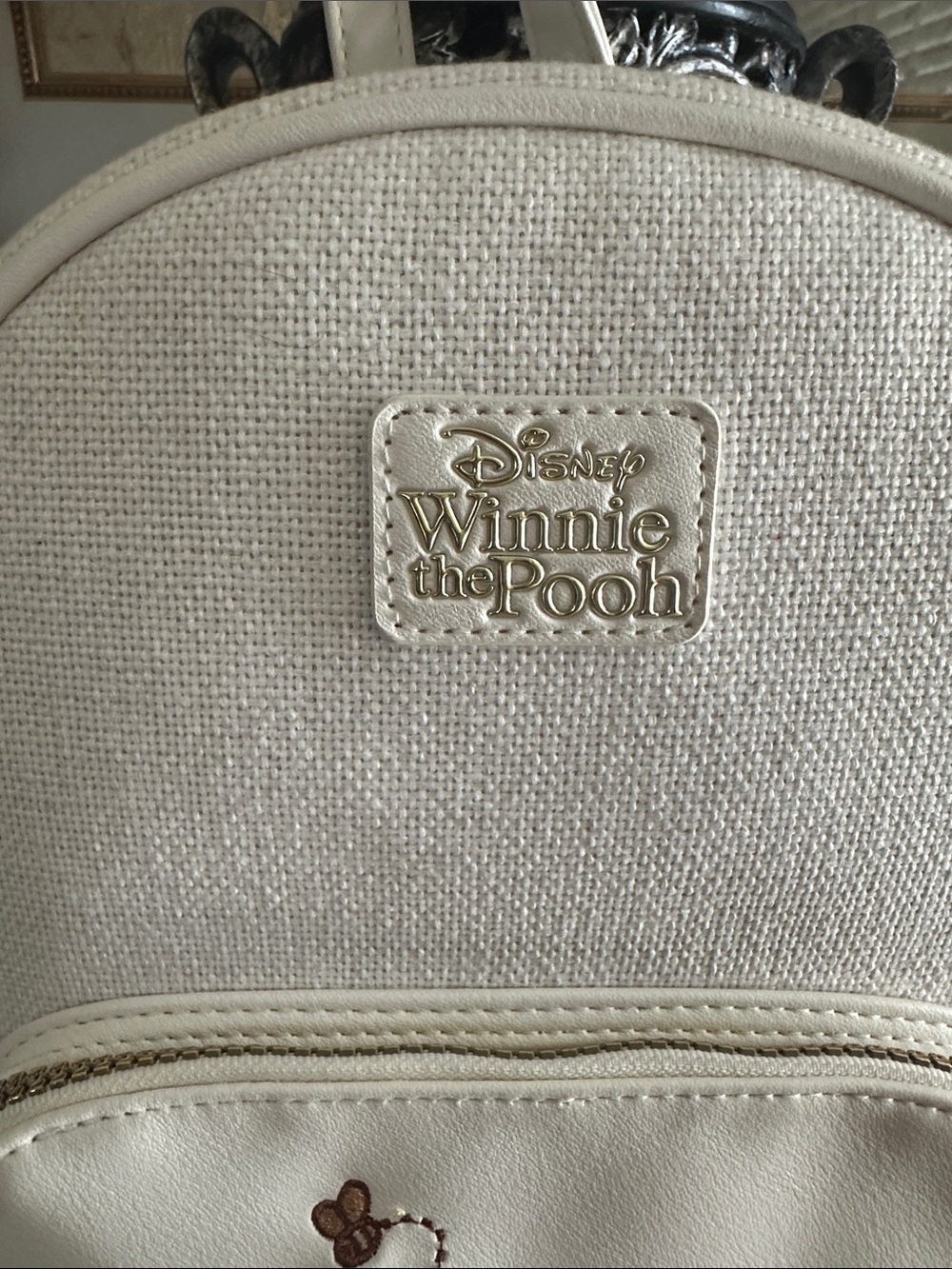 Primark Winnie the Pooh Cream and Red Backpack NWT - Picture 2 of 6
